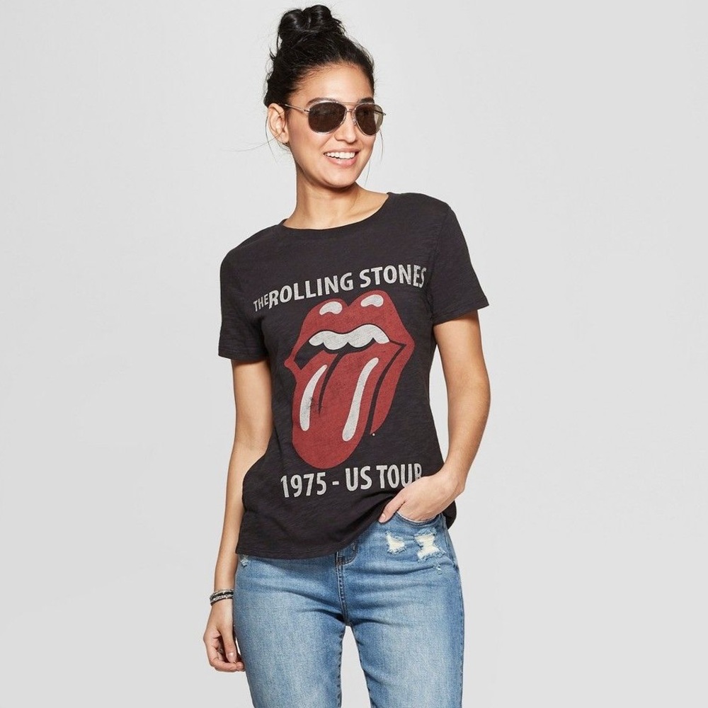The Rolling Stones Black Cotton Shirt